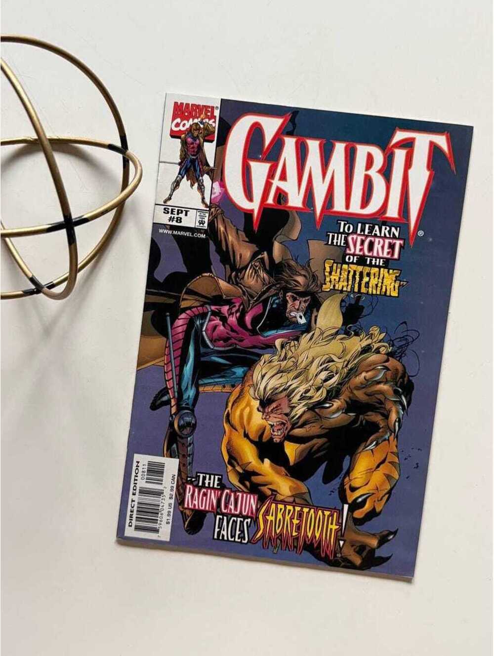 GaGambit #8 (1999) Sinister & Sabretooth | Trading Card Insert - Comic book